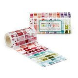 Scrapbooking  49 And Market Spectrum Gardenia 4" Fabric Tape Roll Palletes washi