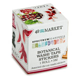 Scrapbooking  49 And Market Washi Sticker Roll Spectrum Gardenia Botanical washi