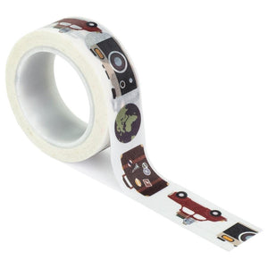 Scrapbooking  Echo Park Let's Go Travel Washi Tape 30' Travel Icons, Let's Go Travel washi