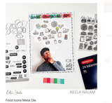 Scrapbooking  Elles Studio - Food Icons Metal Die die