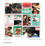 Scrapbooking  Elles Studio - April 2023 Kit kits