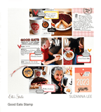 Scrapbooking  Elles Studio - Good Eats Stamp Set stamp