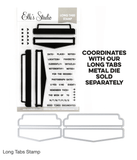 Scrapbooking  Elles Studio - Long Tabs Stamp stamp