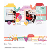 Scrapbooking  Elles Studio - Little Label Cardstock Stickers stickers