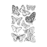 Scrapbooking  Hero Arts Clear Stamps 4"X6" Beautiful Butterflies stamps