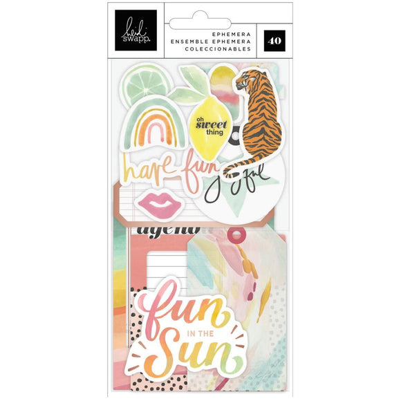 Heidi Swapp Sun Chaser Ephemera Die-Cuts 56/Pkg