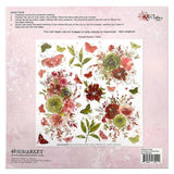 Scrapbooking  49 and Market ARToptions Rouge Rub-Ons 12"X12" 1/Sheet Embellishments