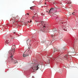 Scrapbooking  49 And Market Color Swatch: Blossom Acetate Leaves Embellishments