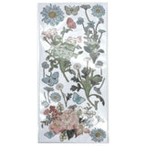 Scrapbooking  49 And Market Vintage Artistry Tranquility Laser Cut Outs Wildflowers Embellishments