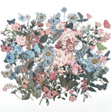 Scrapbooking  49 And Market Vintage Artistry Tranquility Laser Cut Outs Wildflowers Embellishments