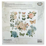 Scrapbooking  49 and Market Vintage Artistry Tranquility Rub-Ons 12"X12" 1/Sheet Embellishments