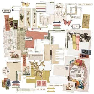 Scrapbooking  49 and Market Curators Meadow Ephemera Bits 78pk Ephemera