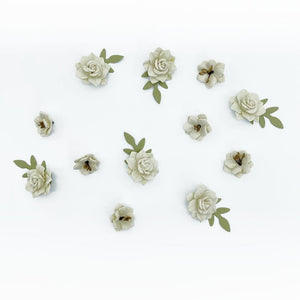 Scrapbooking  49 And Market Florets Paper Flowers - Celery Flowers