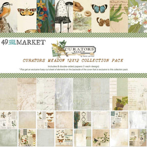 Scrapbooking  49 And Market Collection Pack 12"X12" Curators Meadow Paper 12"x12"