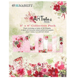 Scrapbooking  49 And Market Collection Pack 6"X8" ARToptions Rouge Paper Pad