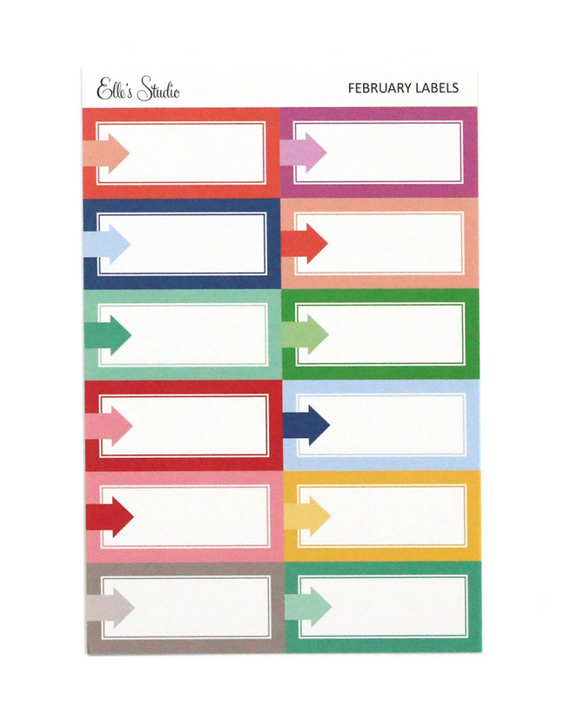 Elles Studio - February Labels