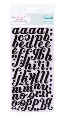 Scrapbooking  AC Foam Black Merry Alphas