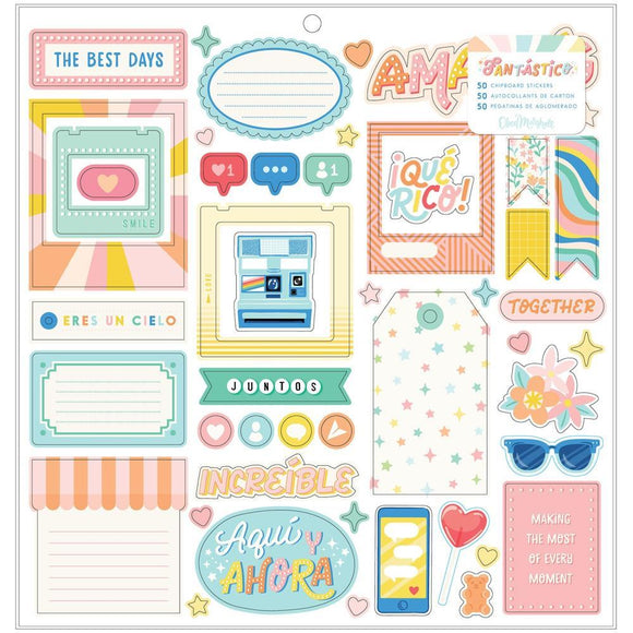 Scrapbooking  Odeb Marshall Fantastico Chipboard Stickers 12