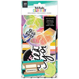 Scrapbooking  ****PREORDER ***Vicki Boutin Color Study Ephemera Cardstock Die-Cuts Journaling W/Foil Accents Ephemera