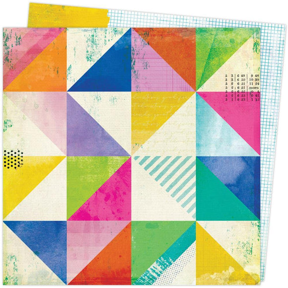 Scrapbooking  Vicki Boutin Color Study Double-Sided Cardstock 12
