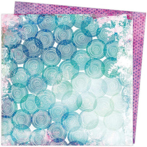 Scrapbooking  Vicki Boutin Color Study Double-Sided Cardstock 12"X12" Spheres Paper 12"x12"