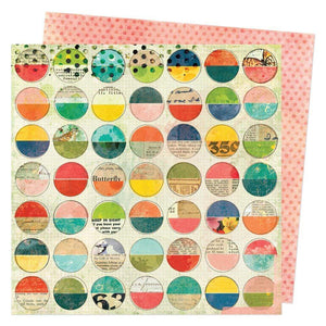 Scrapbooking  Vicki Boutin Fernwood Double-Sided Cardstock 12"X12" - Full Circle Paper 12"x12"