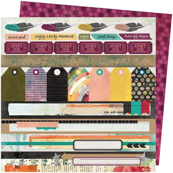 Scrapbooking  Vicki Boutin Storyteller Double-Sided Cardstock 12