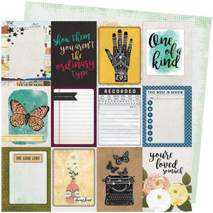 Scrapbooking  Vicki Boutin Storyteller Double-Sided Cardstock 12"X12" - Storyteller Paper 12"x12"