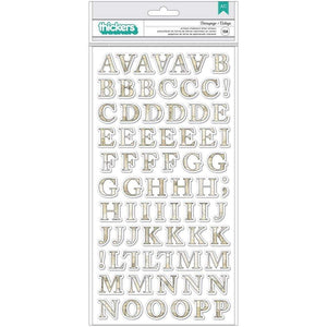 Scrapbooking  Vicki Boutin Storyteller Thickers Stickers 158/Pkg Decoupage Alpha/Chipboard Paper 12"x12"
