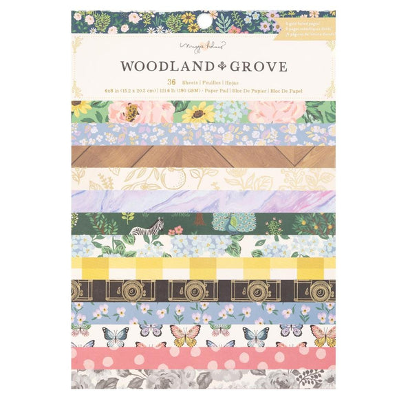 Scrapbooking  Maggie Holmes Woodland Grove Single-Sided Paper Pad 6
