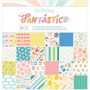 Scrapbooking  Odeb Marshall Fantastico Single-Sided Paper Pad 12"X12" 48/Pkg Paper Pad
