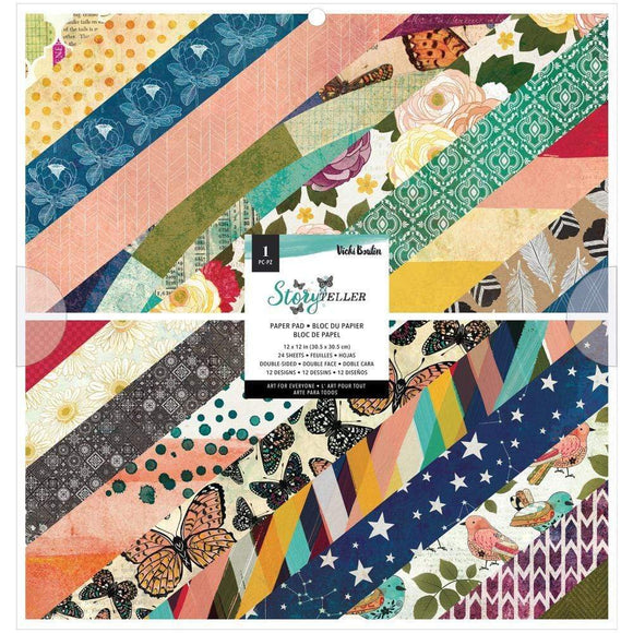 Scrapbooking  Vicki Boutin Storyteller Double-Sided Paper Pad 12