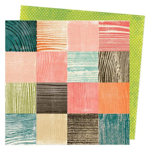 Scrapbooking  Vicki Boutin Fernwood Double-Sided Cardstock 12"X12" - Time Block Scrapbooking Paper