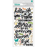 Scrapbooking  Vicki Boutin Fernwood Thickers Stickers 198/Pkg Story Of Us Phrase/Puffy Scrapbooking & Stamping Kits