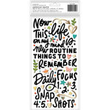 Scrapbooking  Vicki Boutin Fernwood Thickers Stickers 198/Pkg Story Of Us Phrase/Puffy Scrapbooking & Stamping Kits