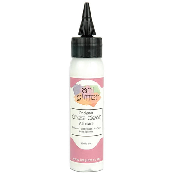 Scrapbooking  Art Institute Glitter Designer Dries Clear Adhesive Glue 2oz/60ml adhesive
