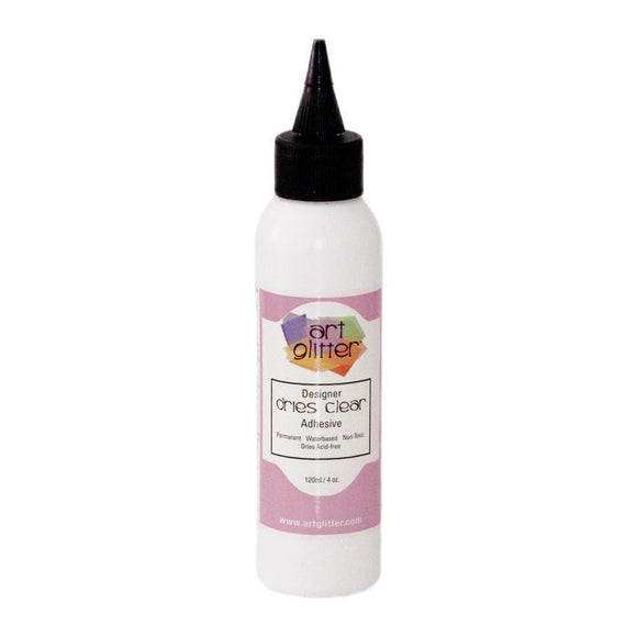 Scrapbooking  Art Institute Glitter Designer Dries Clear Adhesive Glue 4oz/120ml adhesive