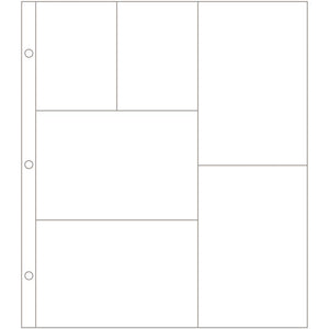 Scrapbooking  Becky Higgins Project Life Pocket Pages Design G page protectors