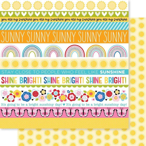 Scrapbooking  Bella Blvd You Are My Sunshine Double-Sided Cardstock 12