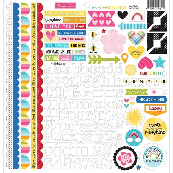 Scrapbooking  You Are My Sunshine Cardstock Stickers 12