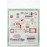 Scrapbooking  Summer Market Cardstock Ephemera 33/Pkg Frames & Tags Ephemera