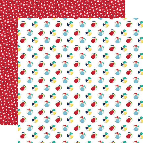Scrapbooking  Carta Bella Beach Party Double-Sided Cardstock 12
