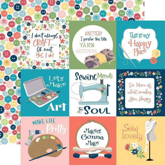 Scrapbooking  Carta Bella Craft & Create Double-Sided Cardstock 12
