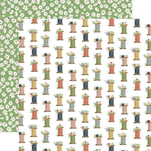 Scrapbooking  Carta Bella Craft & Create Double-Sided Cardstock 12"X12" - Spools Paper 12"x12"