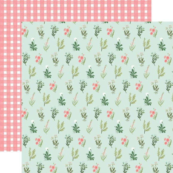 Scrapbooking  Carta Bella Flower Garden Double-Sided Cardstock 12