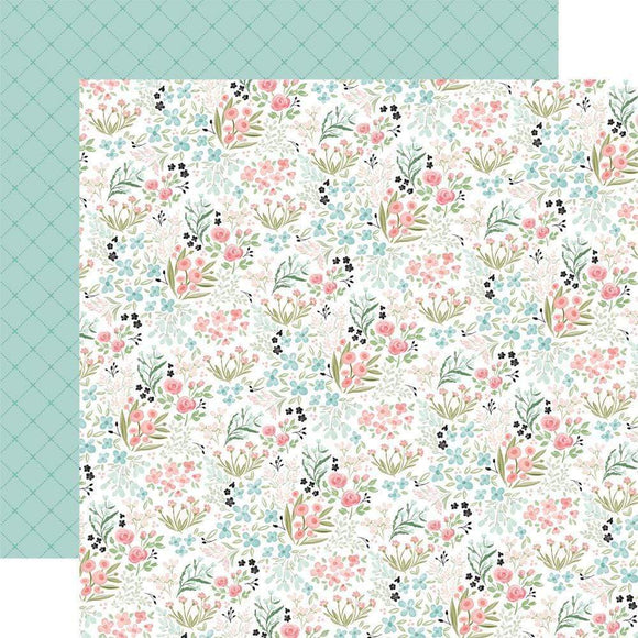 Scrapbooking  Carta Bella Flower Garden Double-Sided Cardstock 12