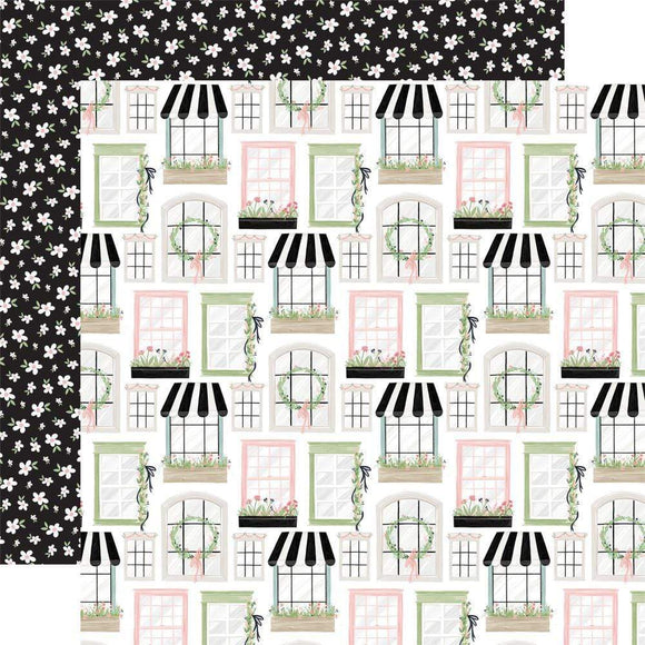 Scrapbooking  Carta Bella Flower Garden Double-Sided Cardstock 12