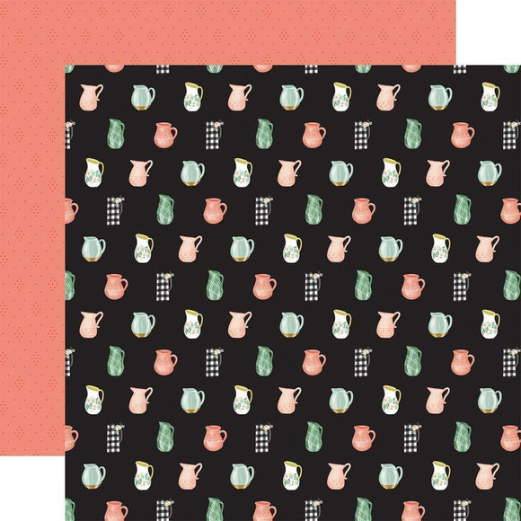 Scrapbooking  Carta Bella Gather At Home Double-Sided Cardstock 12