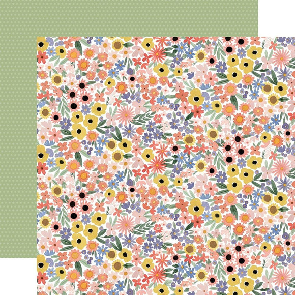 Scrapbooking  Carta Bella Here, There And Everywhere Double-Sided Cardstock 12