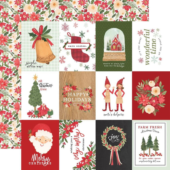 Scrapbooking  Carta Bella Letters To Santa Double-Sided Cardstock 12